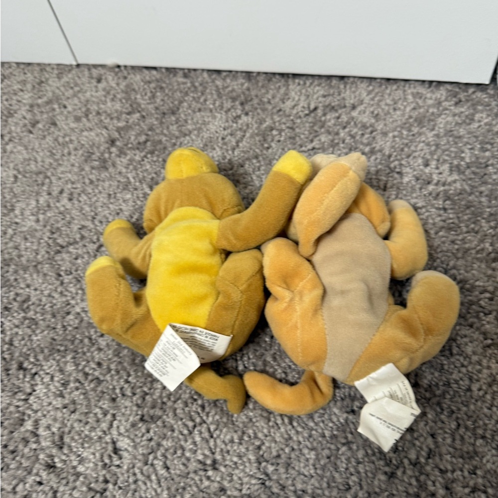 Lion King Vintage Disney Beanie Plushies - Picture 3 of 4